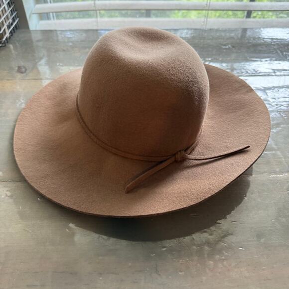 San Diego Hat Company Tan Wool Felt Wide Brim Rancher Hat Adjustable main image 7